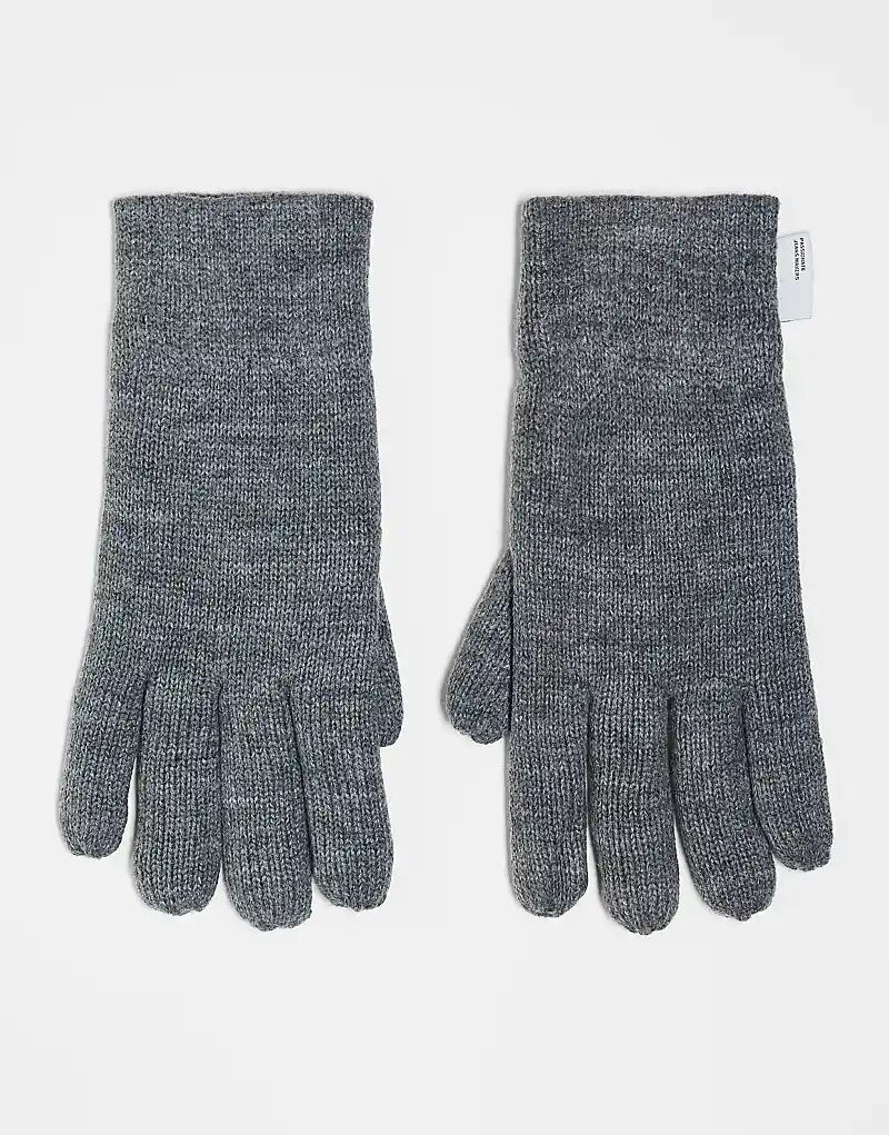 Перчатки вязаные серого цвета ONLY & SONS
Перчатки вязаные серого цвета ONLY & SONS