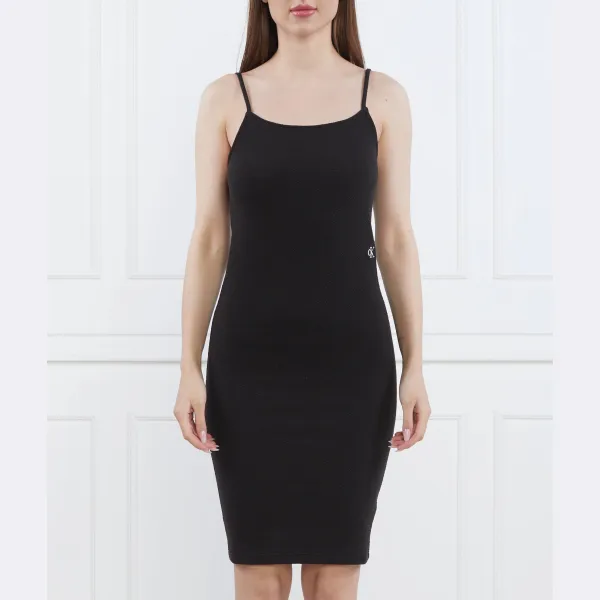 Платье Slub с бретелями в рубчик Calvin Klein, черный
Платье Slub с бретелями в рубчик Calvin Klein, черный