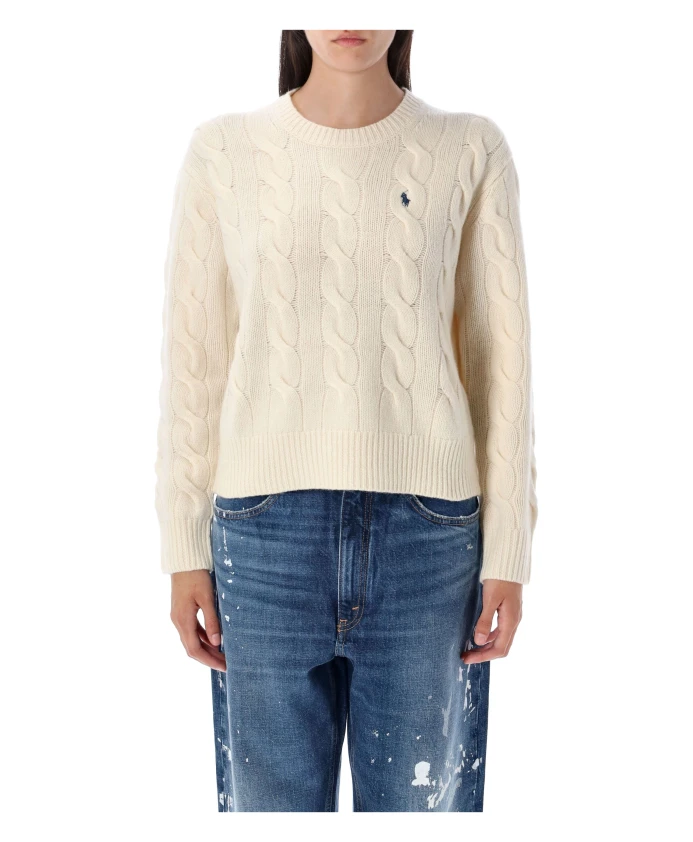 Свитер крупной вязки из шерсти и кашемира Polo Ralph Lauren, бежевый
Свитер крупной вязки из шерсти и кашемира Polo Ralph Lauren, бежевый