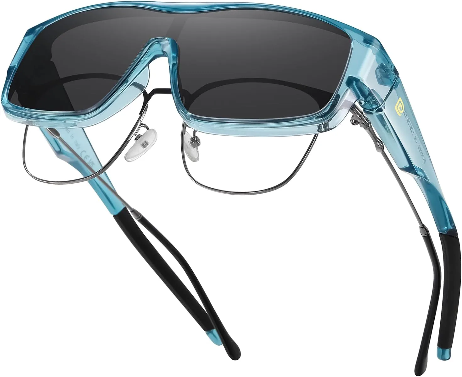 Поляризованные спортивные солнцезащитные очки DUCO для мужчин и женщин, облегающие очки, подходят для езды на велосипеде и рыбалки, B Transparent Blue Frame Gray Lens
Поляризованные спортивные солнцезащитные очки DUCO для мужчин и женщин, облегающие очки, подходят для езды на велосипеде и рыбалки, B Transparent Blue Frame Gray Lens
