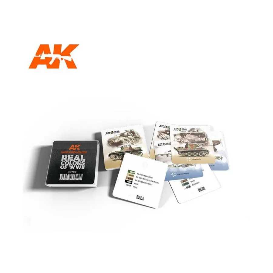 Подставки ограниченного выпуска — настоящие цвета Второй мировой войны, Supplies & Accessories (AK-Interactive)
Подставки ограниченного выпуска — настоящие цвета Второй мировой войны, Supplies & Accessories (AK-Interactive)