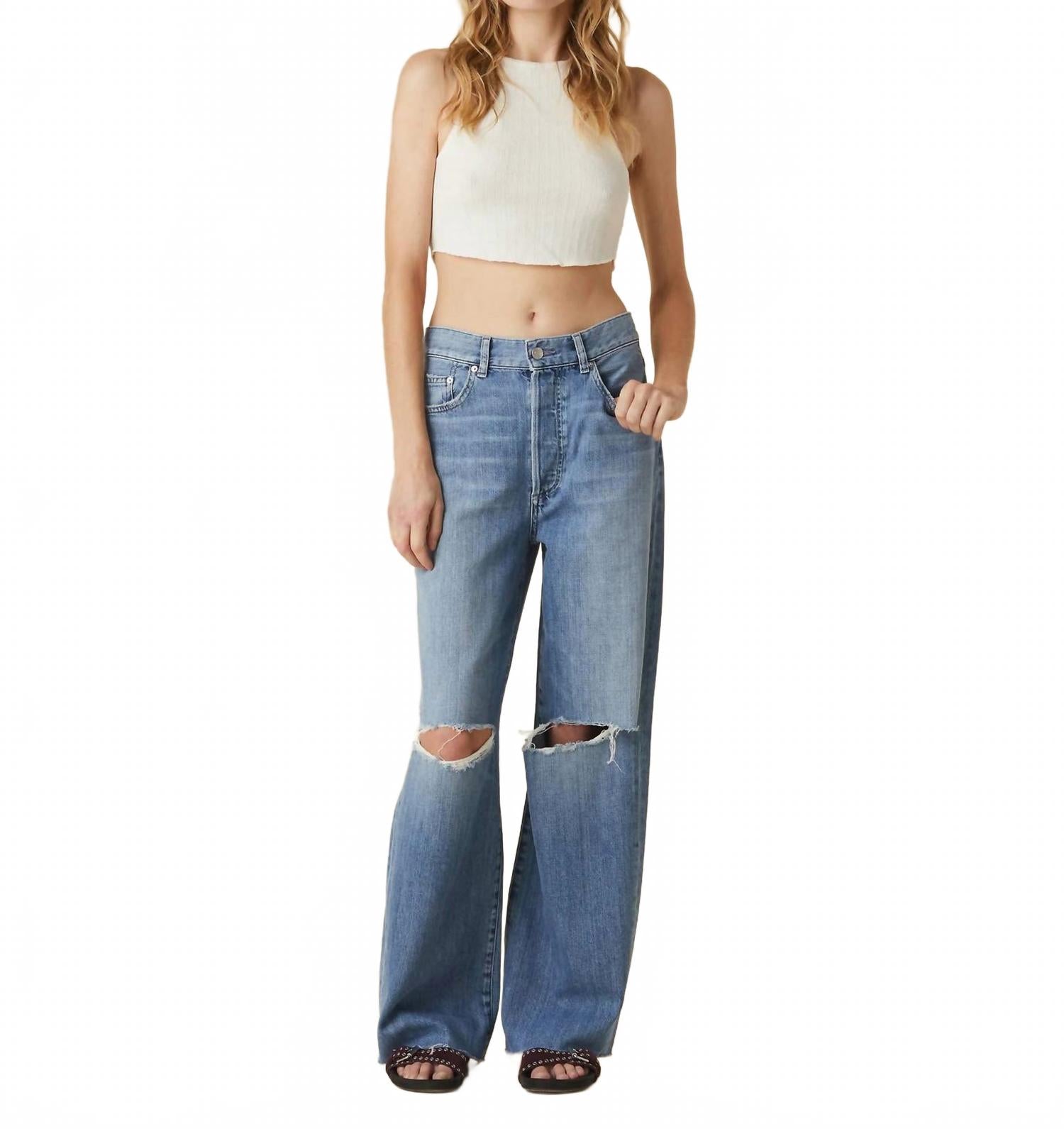 Номад Джинсы с высокой посадкой в цвете Летнее солнцестояние Le Jean, Summer Solstice
Номад Джинсы с высокой посадкой в цвете Летнее солнцестояние Le Jean, Summer Solstice