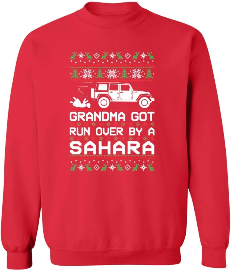 Sahara Grandma Got Run Over Ugly Christmas смешной праздничный свитшот Wheel Spin Addict
Sahara Grandma Got Run Over Ugly Christmas смешной праздничный свитшот Wheel Spin Addict