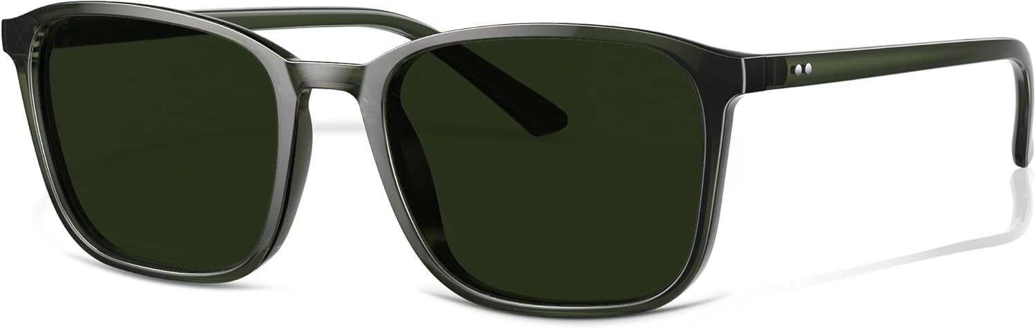 Поляризованные солнцезащитные очки для мужчин. Легкие мужские солнцезащитные очки квадратной формы с защитой от УФ-излучения для вождения и рыбалки Reglaaly, K05- Glossy Translucent Green / Green
Поляризованные солнцезащитные очки для мужчин. Легкие мужские солнцезащитные очки квадратной формы с защитой от УФ-излучения для вождения и рыбалки Reglaaly, K05- Glossy Translucent Green / Green