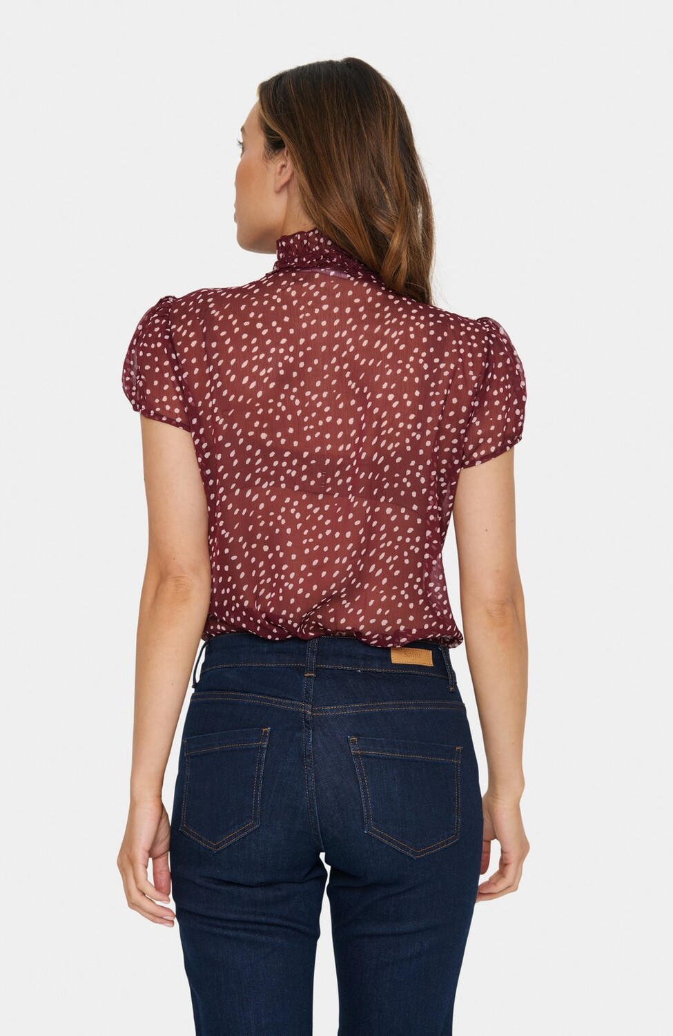 Блузка на пуговицах LILJA CRINKLE Saint Tropez, Бордо
Блузка на пуговицах LILJA CRINKLE Saint Tropez, Бордо