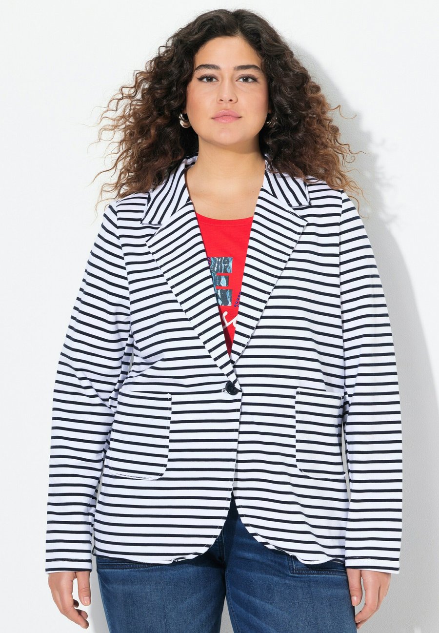 Кардиган Ulla Popken STRIPED , Snow White/White
Кардиган Ulla Popken STRIPED , Snow White/White