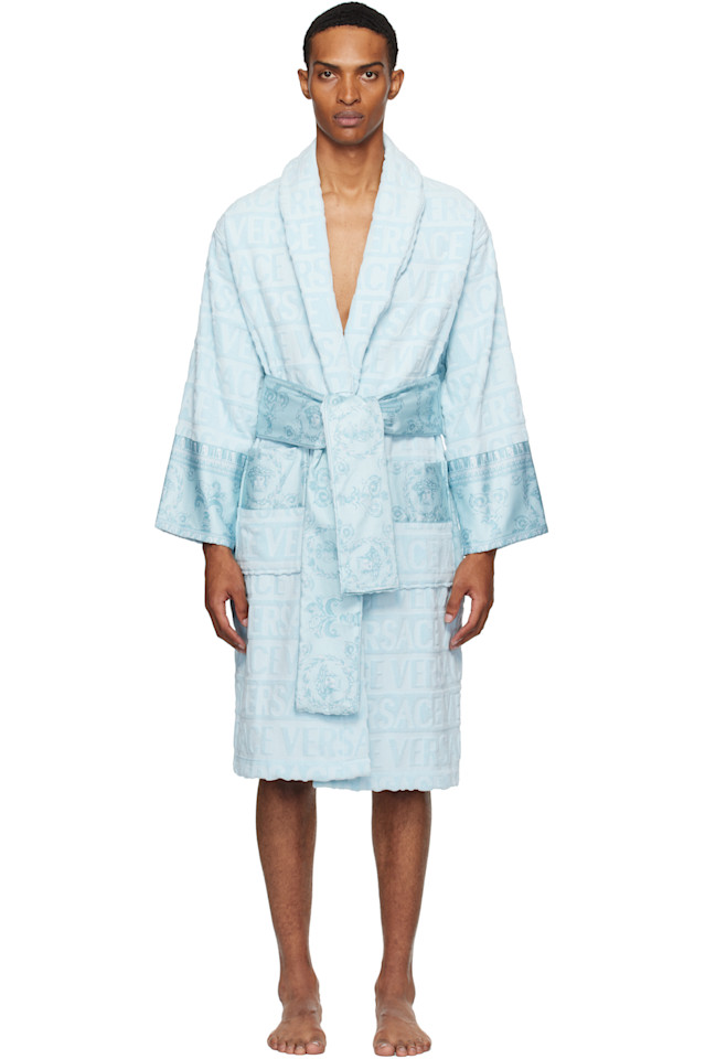Банный халат I heart baroque Versace, синий
Банный халат I heart baroque Versace, синий