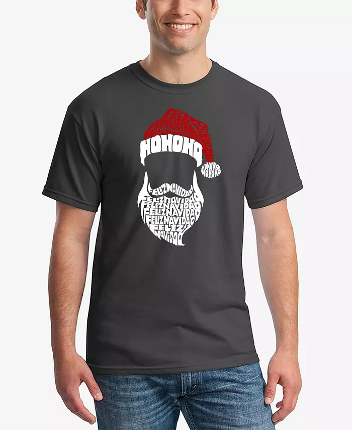 Мужская футболка с принтом "Feliz Navidad Santa Claus Word Art" LA Pop Art, серый
Мужская футболка с принтом "Feliz Navidad Santa Claus Word Art" LA Pop Art, серый