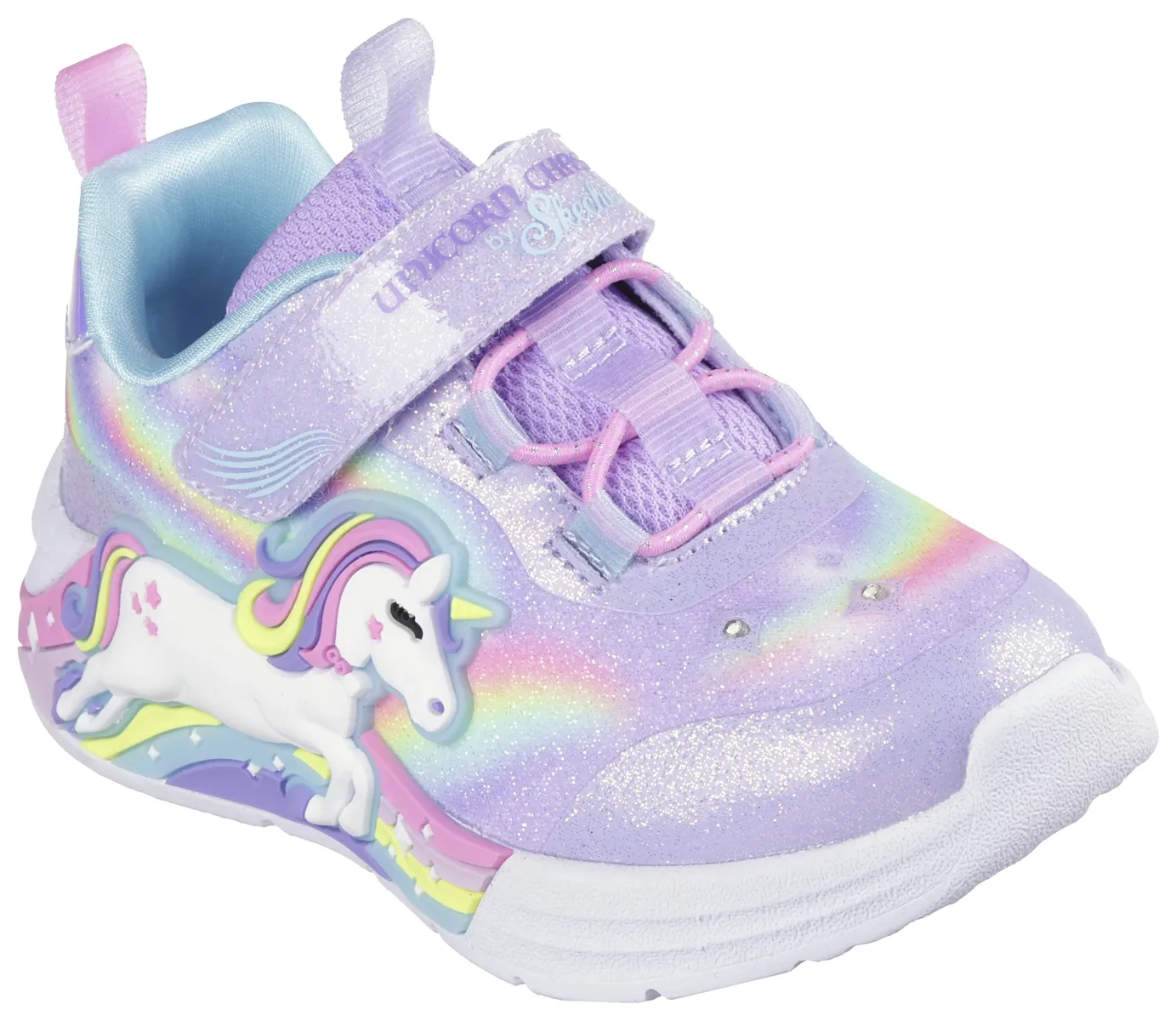 Детские кроссовки Skechers "UNICORN CHASER", мигающая обувь, светодиодная обувь, обувь на липучке с мигающим единорогом Skechers Kids, цвет Lavendel-Multi
Детские кроссовки Skechers "UNICORN CHASER", мигающая обувь, светодиодная обувь, обувь на липучке с мигающим единорогом Skechers Kids, цвет Lavendel-Multi