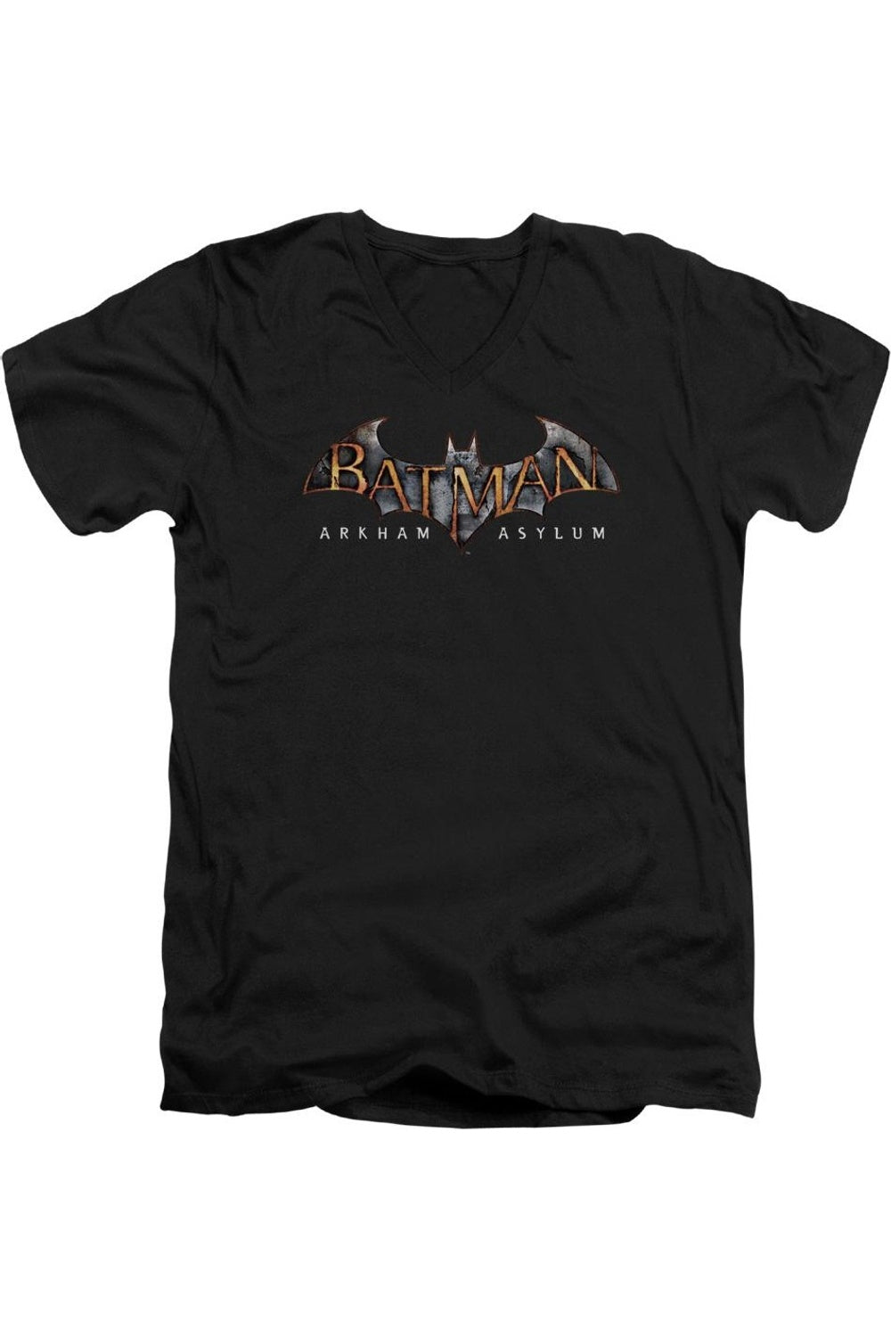 Футболка с коротким рукавом и V-образным вырезом для взрослых с логотипом Batman Arkham Asylum Gildan, черный
Футболка с коротким рукавом и V-образным вырезом для взрослых с логотипом Batman Arkham Asylum Gildan, черный