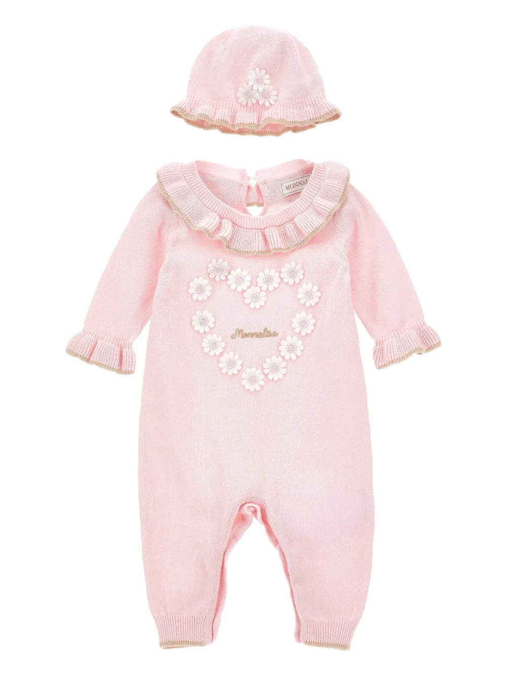 Комплект для новорожденного с оборками Monnalisa, розовый
Комплект для новорожденного с оборками Monnalisa, розовый