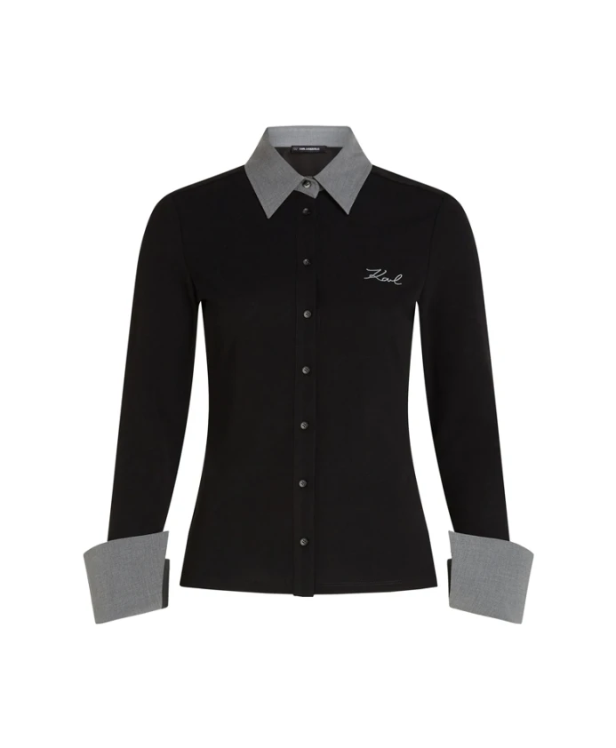 Фирменная рубашка Karl Lagerfeld, черный
Фирменная рубашка Karl Lagerfeld, черный