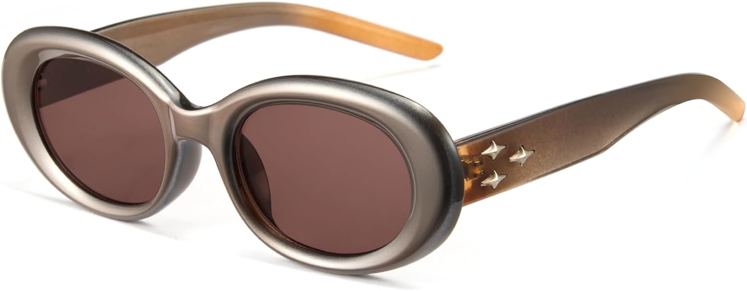 Женские солнцезащитные очки Cyxus овальной формы с четырехконечной звездой, защитой от УФ-излучения, линзами AC, модной ультралегкой оправой из поликарбоната, 1149 - Brown Frame - Brown Lens
Женские солнцезащитные очки Cyxus овальной формы с четырехконечной звездой, защитой от УФ-излучения, линзами AC, модной ультралегкой оправой из поликарбоната, 1149 - Brown Frame - Brown Lens