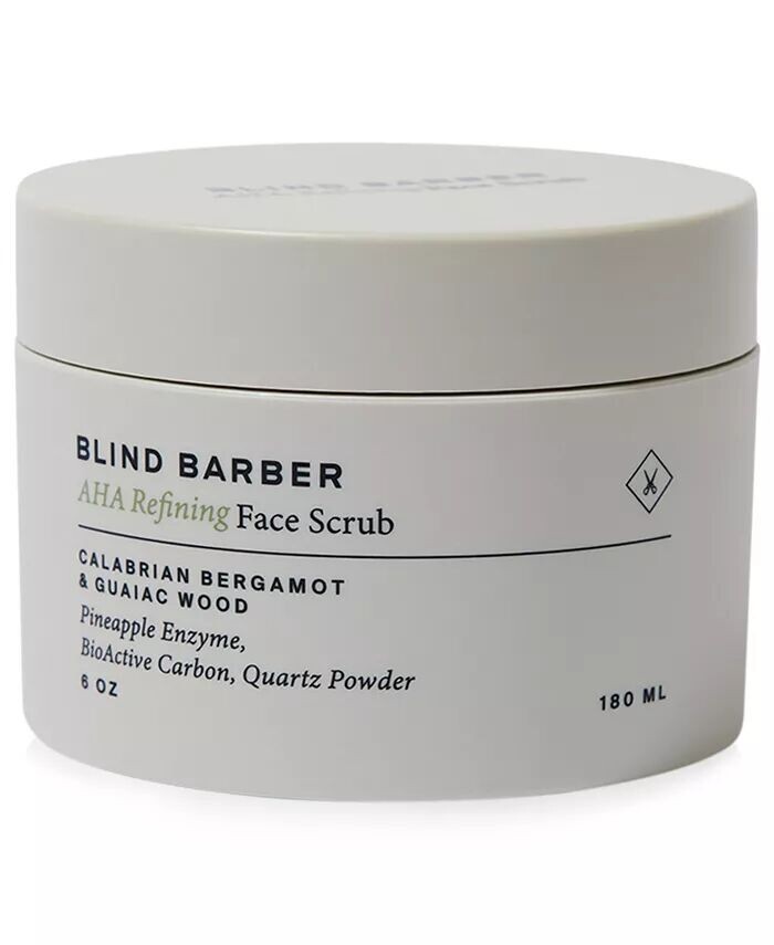Очищающий скраб для лица с AHA-кислотами Blind Barber
Очищающий скраб для лица с AHA-кислотами Blind Barber