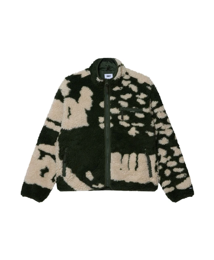 Пушистая куртка из шерпы Obey, мультиколор
Пушистая куртка из шерпы Obey, мультиколор