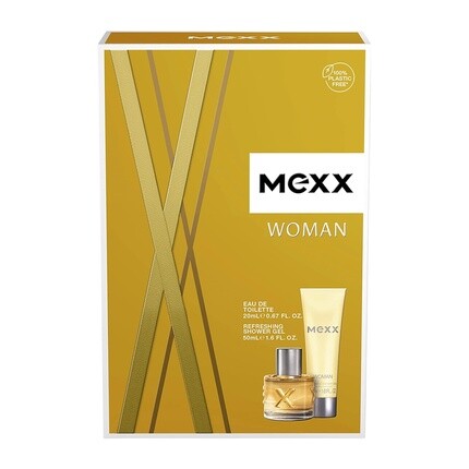 Подарочный набор туалетной воды и лосьона для тела Mexx Woman, 20 мл и 50 мл
Подарочный набор туалетной воды и лосьона для тела Mexx Woman, 20 мл и 50 мл