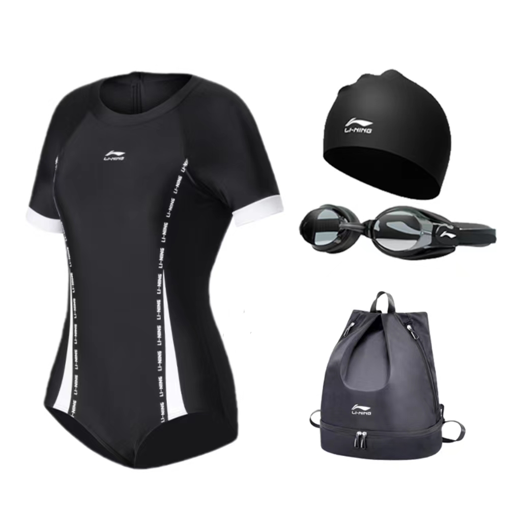 Спортивный тренд серия цельный купальник женский LINING, Set (Swimsuit+Swim Goggles+Swimming Cap+Swim Bag)
Спортивный тренд серия цельный купальник женский LINING, Set (Swimsuit+Swim Goggles+Swimming Cap+Swim Bag)