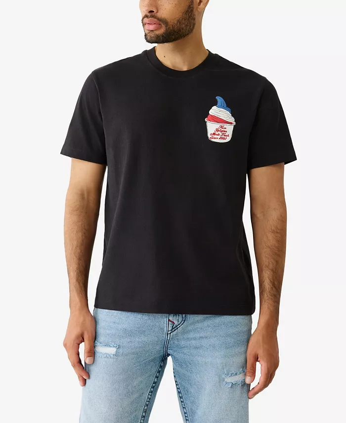 Мужская футболка с коротким рукавом Made Fresh True Religion, черный
Мужская футболка с коротким рукавом Made Fresh True Religion, черный