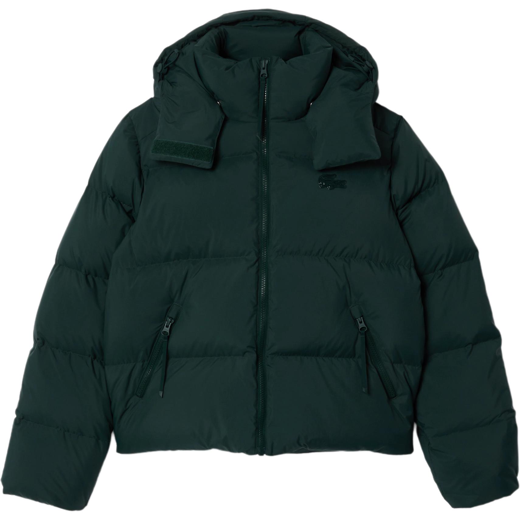 LACOSTE Пуховик женский темно-зеленый, Dark Green 
LACOSTE Пуховик женский темно-зеленый, Dark Green