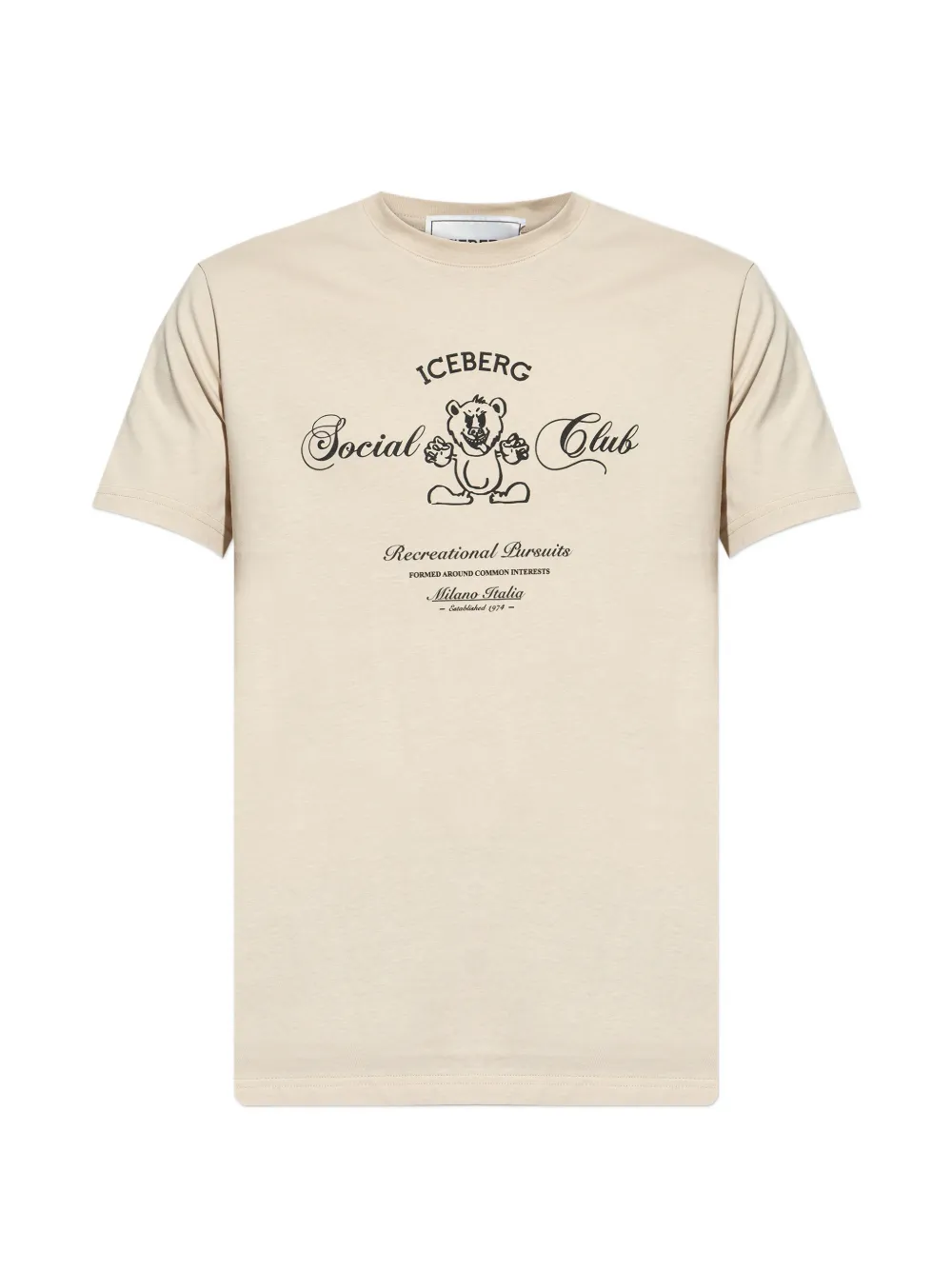 Футболка с принтом Iceberg, бежевый
Футболка с принтом Iceberg, бежевый