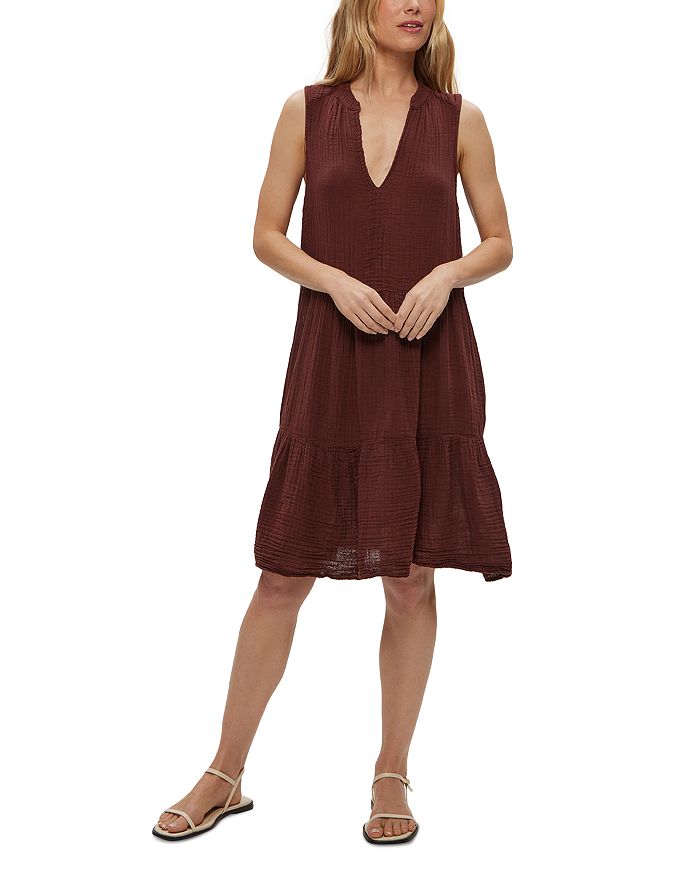 Платье-бэбидолл из хлопка "Daisy" Michael Stars, коричневый 
Платье-бэбидолл из хлопка "Daisy" Michael Stars, коричневый