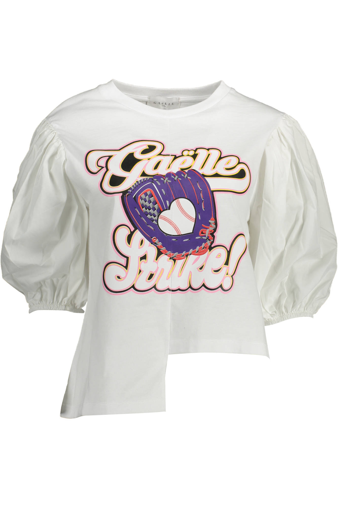 Футболка женская Gaelle Paris с рукавами-фонариками асимметричная, белый
Футболка женская Gaelle Paris с рукавами-фонариками асимметричная, белый