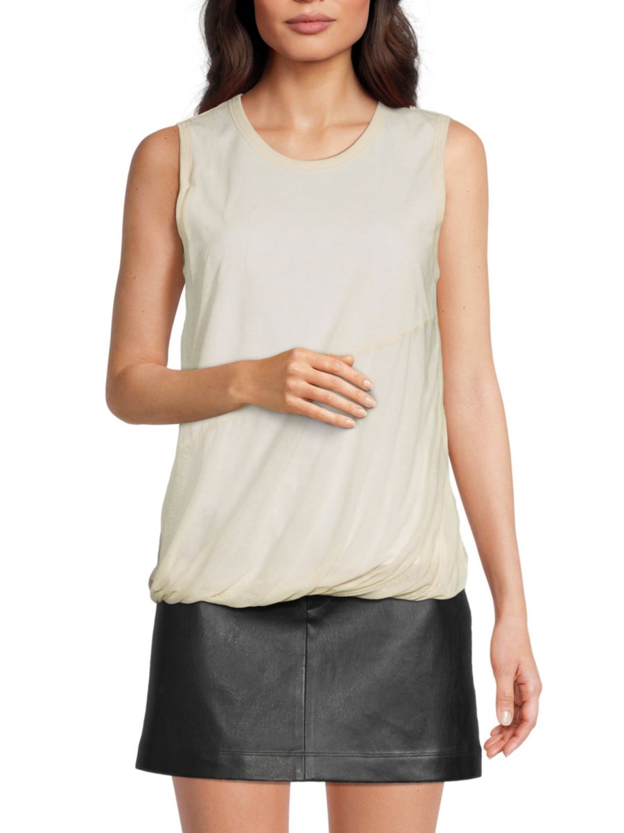 Топ со сборками Helmut Lang, цвет Vanilla
Топ со сборками Helmut Lang, цвет Vanilla