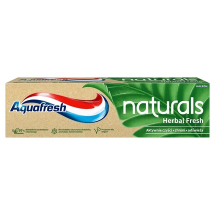 Зубная паста Naturals Herbal Fresh с фтором 75 мл Aquafresh
Зубная паста Naturals Herbal Fresh с фтором 75 мл Aquafresh