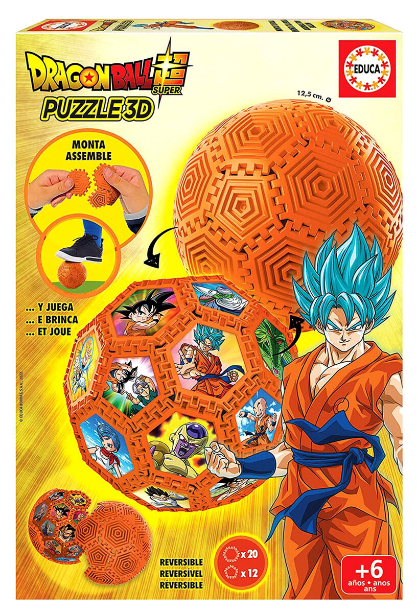3D пазл Dragon Ball, 32 детали. Educa
3D пазл Dragon Ball, 32 детали. Educa