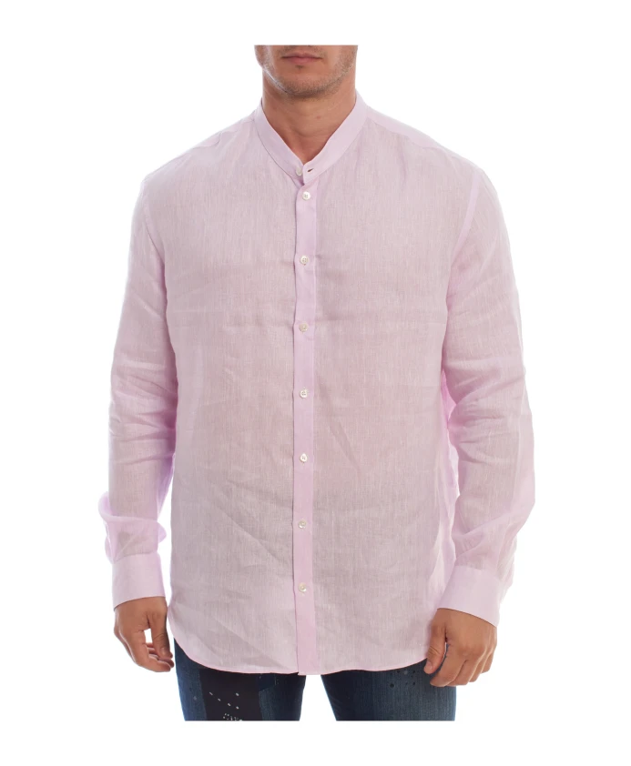 Элегантная льняная рубашка с длинными рукавами Emporio Armani, фиолетовый
Элегантная льняная рубашка с длинными рукавами Emporio Armani, фиолетовый