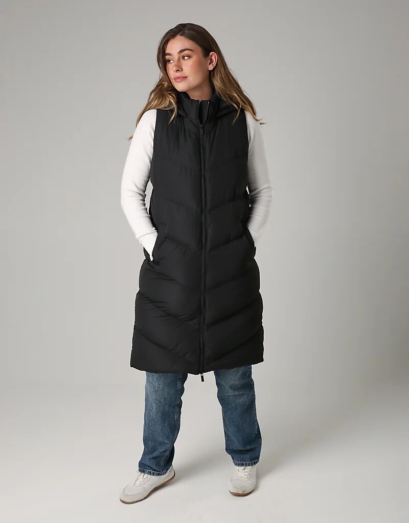 Стеганый жилет миди French Connection черного цвета с капюшоном
Стеганый жилет миди French Connection черного цвета с капюшоном