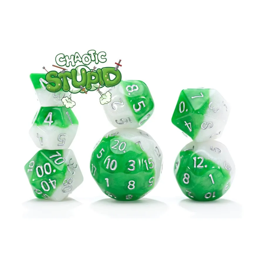 Двойные кости – Хаотическая глупость (7), Miscellaneous Dice & Accessories (Gate Keeper Games)
Двойные кости – Хаотическая глупость (7), Miscellaneous Dice & Accessories (Gate Keeper Games)