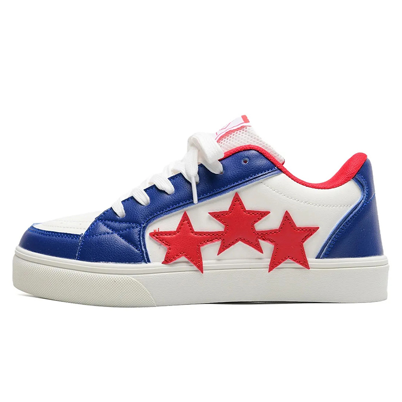 CISSTEG Антискользящие износостойкие низкие скейтерские кроссовки унисекс бело-сине-красные, цвет White Blue Red
CISSTEG Антискользящие износостойкие низкие скейтерские кроссовки унисекс бело-сине-красные, цвет White Blue Red