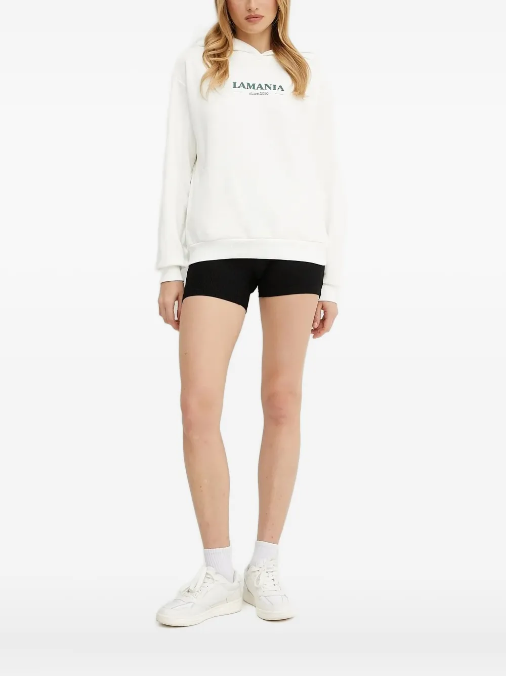 Толстовка с вышитым логотипом La Mania, белый
Толстовка с вышитым логотипом La Mania, белый