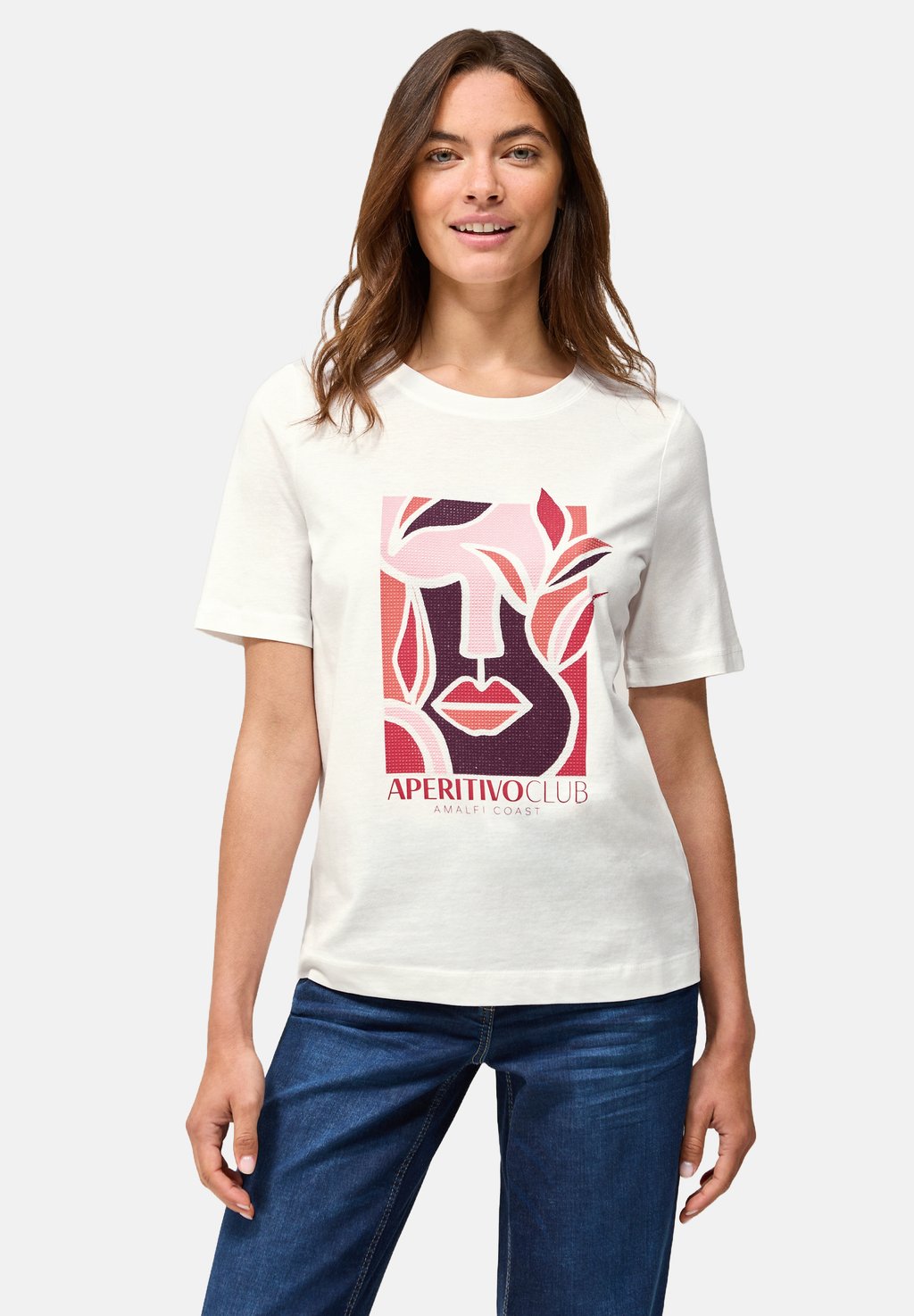 Футболка с принтом Cecil, кремовый
Футболка с принтом Cecil, кремовый