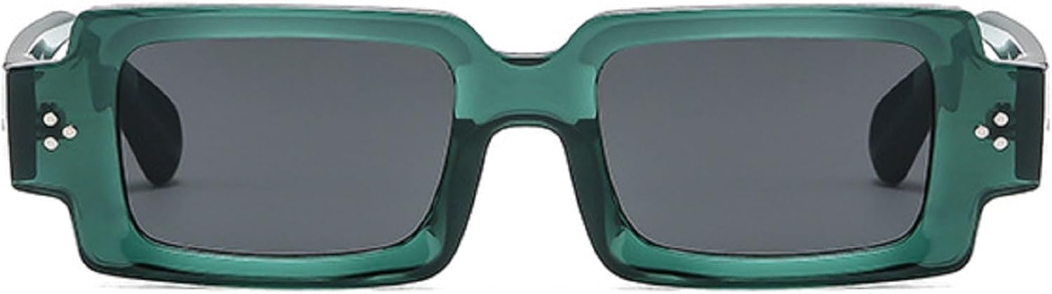 Ретро-солнцезащитные очки маленького прямоугольного размера для женщин с заклепками, сине-желтые оттенки, модные мужские солнцезащитные очки в толстой оправе с защитой от УФ-излучения N47 mincl, Green
Ретро-солнцезащитные очки маленького прямоугольного размера для женщин с заклепками, сине-желтые оттенки, модные мужские солнцезащитные очки в толстой оправе с защитой от УФ-излучения N47 mincl, Green