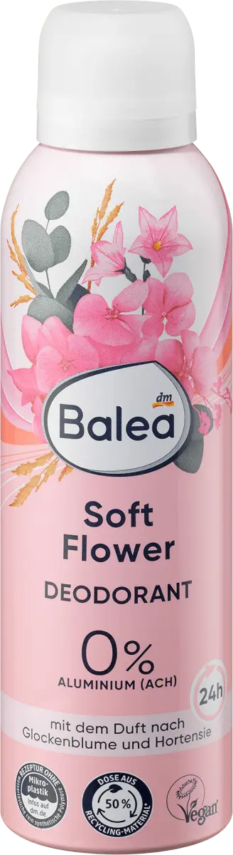 Дезодорант-спрей Мягкий цветок 200 мл Balea
Дезодорант-спрей Мягкий цветок 200 мл Balea