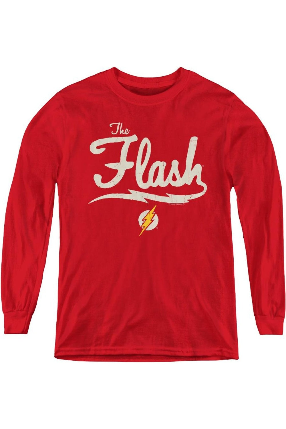 Футболка с длинным рукавом Old School Flash из Justice League of America для детей Gildan, красный
Футболка с длинным рукавом Old School Flash из Justice League of America для детей Gildan, красный