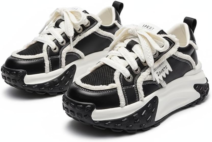 Кроссовки Y2K Chunky высотой 5 см, увеличивающие высоту, для мужчин, повседневная уличная одежда, с необработанными рваными краями Ctkvbmeoi, черный
Кроссовки Y2K Chunky высотой 5 см, увеличивающие высоту, для мужчин, повседневная уличная одежда, с необработанными рваными краями Ctkvbmeoi, черный