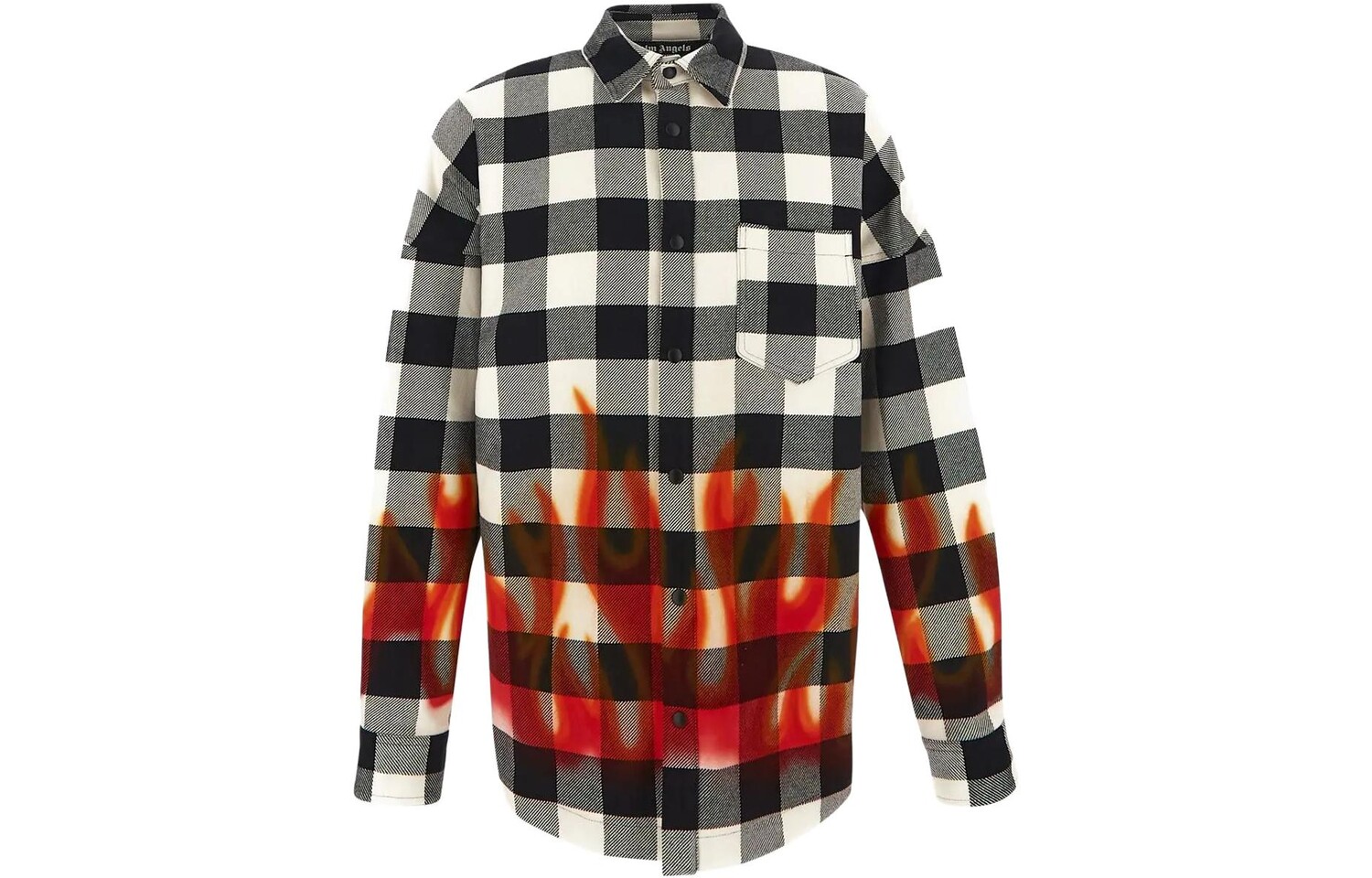 Рубашка Palm Angels фланелевая, черный
Рубашка Palm Angels фланелевая, черный