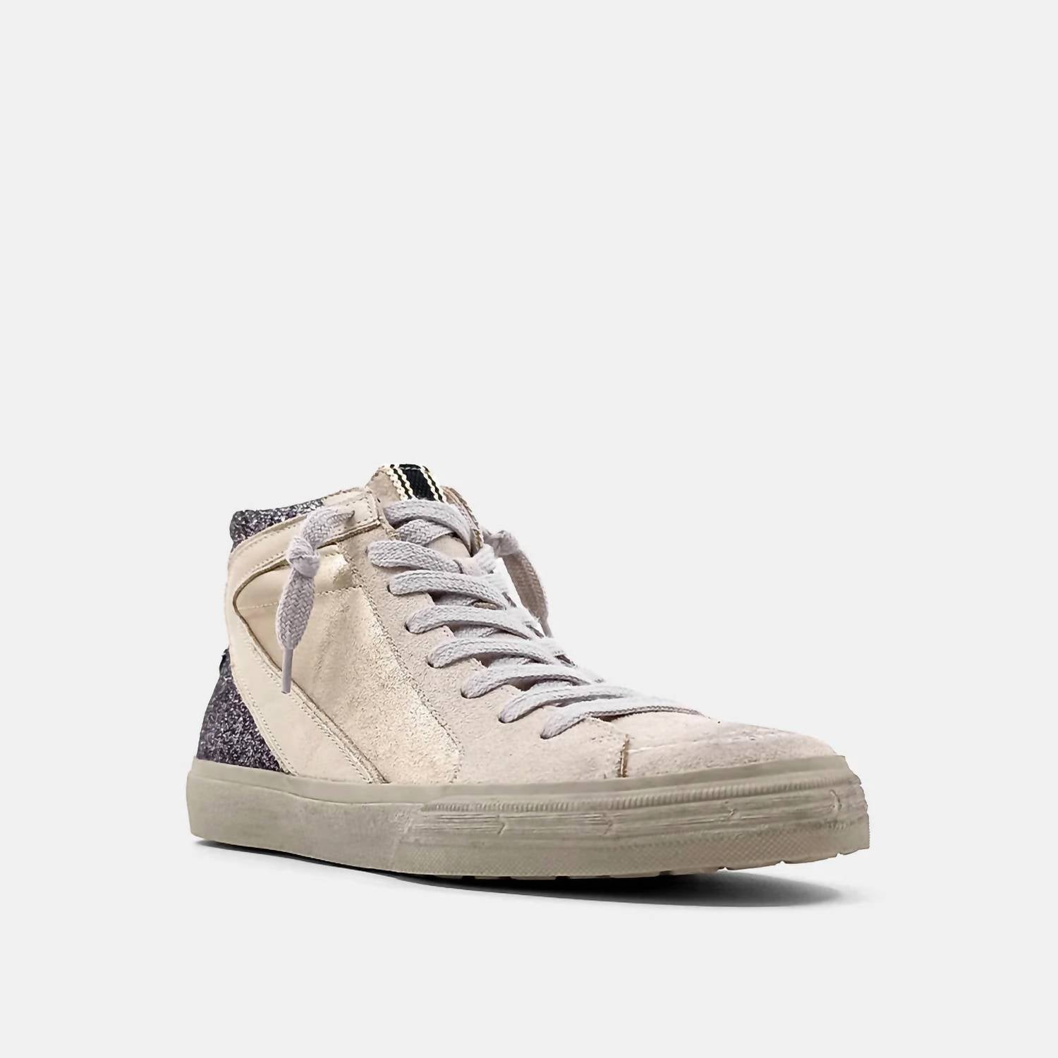 Молодежные кроссовки Roxanne High Top с серебристым глиттером SHU SHOP
Молодежные кроссовки Roxanne High Top с серебристым глиттером SHU SHOP