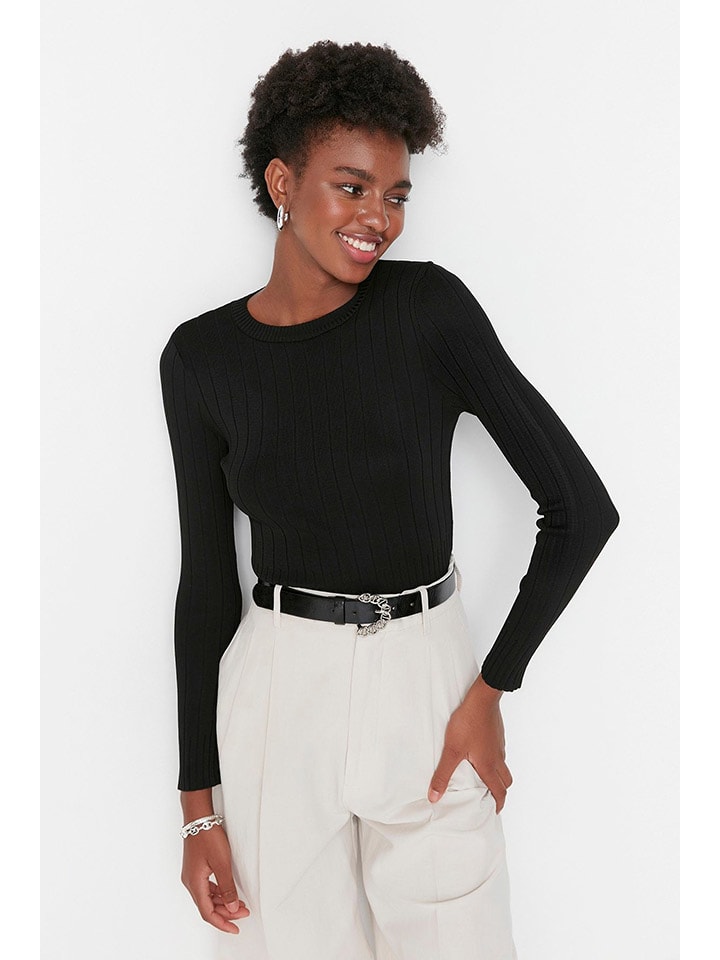 Пуловер trendyol, черный
Пуловер trendyol, черный