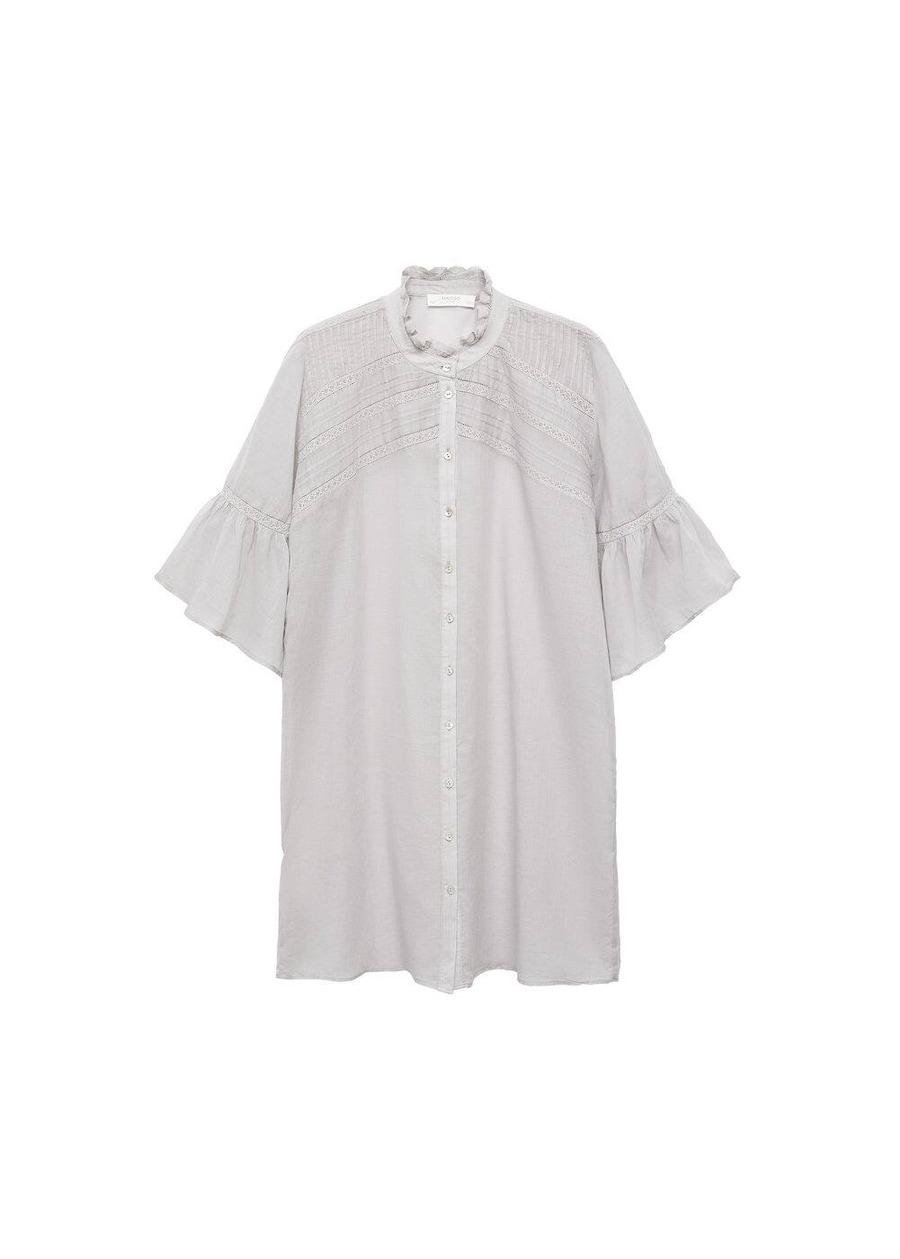 Ночная рубашка MANGO Aster, светло-серый
Ночная рубашка MANGO Aster, светло-серый