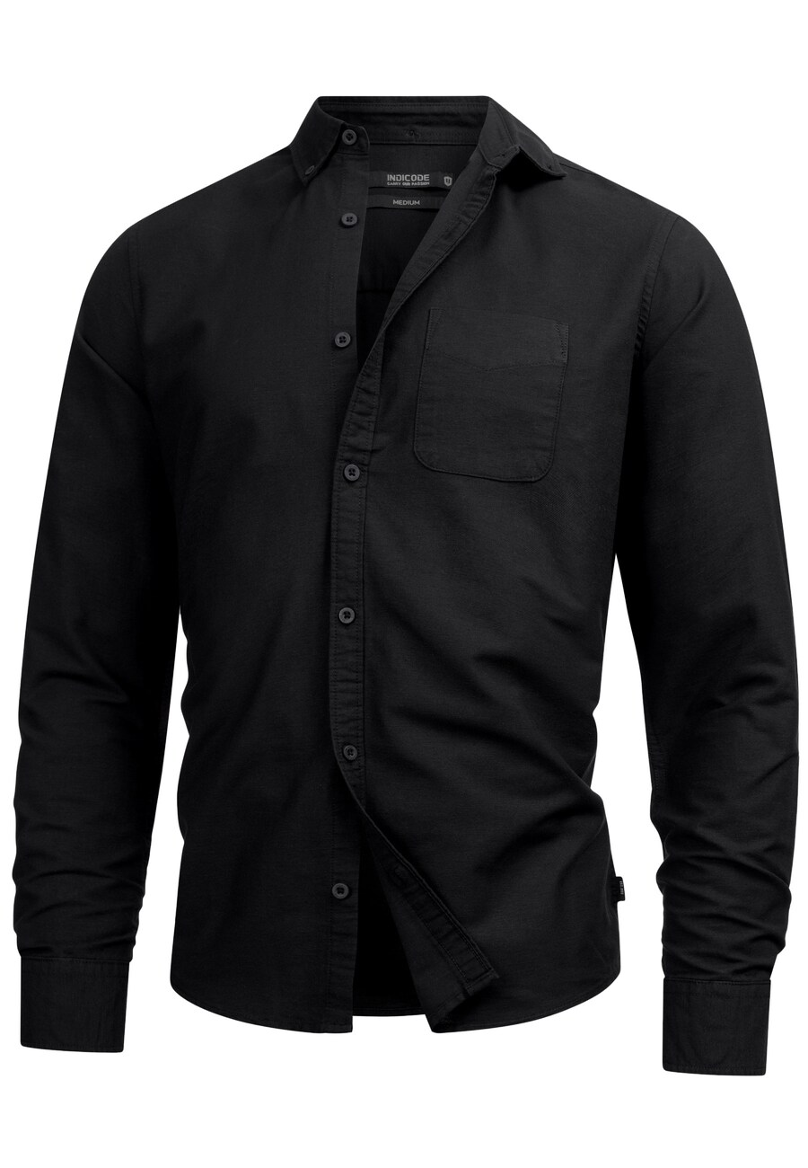 Рубашка делового покроя Regular Fit INDICODE JEANS Kepner, черный
Рубашка делового покроя Regular Fit INDICODE JEANS Kepner, черный