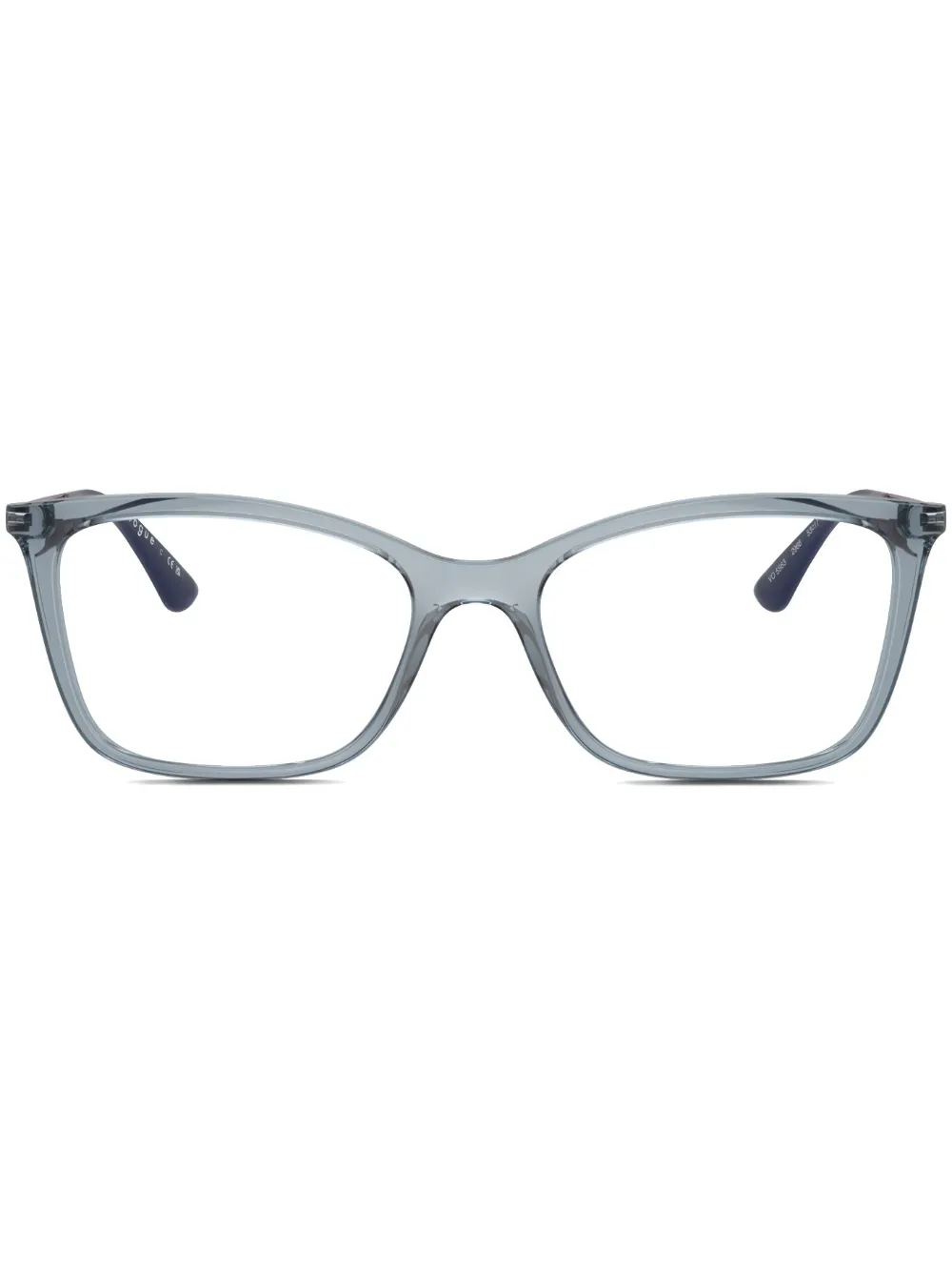 Очки в квадратной оправе с логотипом Vogue, синий
Очки в квадратной оправе с логотипом Vogue, синий