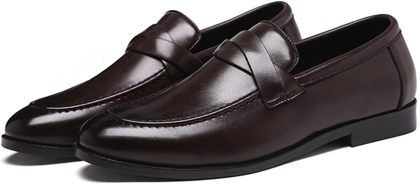 Мужские классические туфли Пенни лоферы для мужчин, слипоны для официального стиля Dmgyck, коричневый
Мужские классические туфли Пенни лоферы для мужчин, слипоны для официального стиля Dmgyck, коричневый