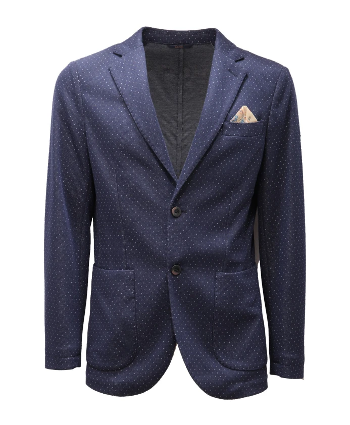 Хлопковая куртка с сочетанием различных узоров. At.P.Co, синий
Хлопковая куртка с сочетанием различных узоров. At.P.Co, синий