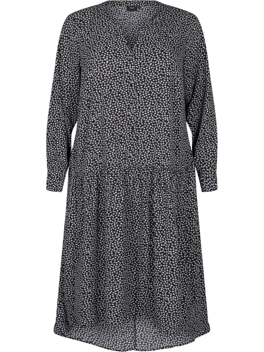 Платье-рубашка Zizzi Xanni, черный
Платье-рубашка Zizzi Xanni, черный