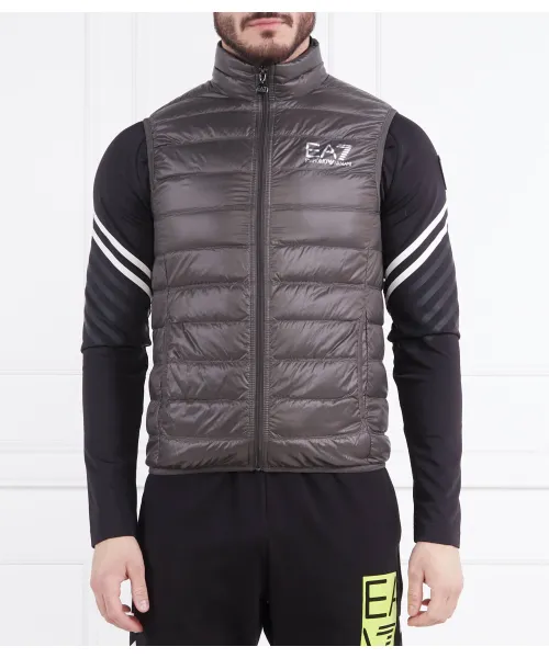 Пуховик без рукавов Regular fit Ea7, серый
Пуховик без рукавов Regular fit Ea7, серый