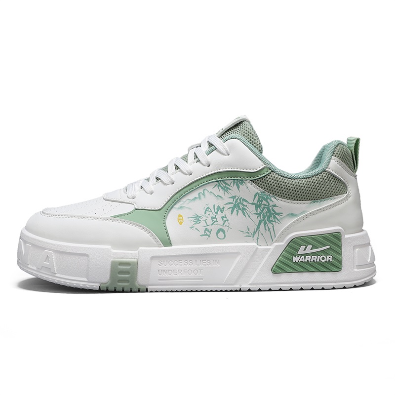 WARRIOR Покрытие высоты, увеличивающее износостойкость, легкие, нескользящие, повседневные кроссовки с низким верхом, мужские, белые, зеленые
WARRIOR Покрытие высоты, увеличивающее износостойкость, легкие, нескользящие, повседневные кроссовки с низким верхом, мужские, белые, зеленые